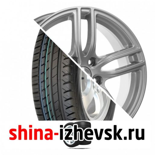 Колесо в сборе Viatti Strada (V-130) 215/55 R17 V 94 + СКАД БРАЙТОН 7xR17 5×112 ET45 DIA57.1 Серебристый в Ижевске